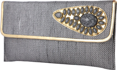 

Vdesi Casual Silver Clutch