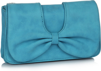 

Butterflies Casual Blue Clutch