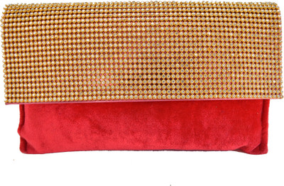 Mahadev Exports Party Maroon Clutch