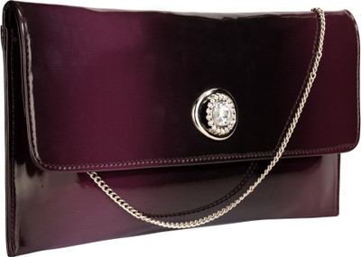 

Contrast Party Purple Clutch
