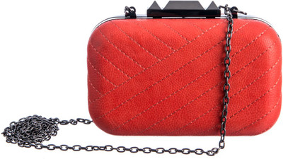 

Peaubella Formal Red Clutch