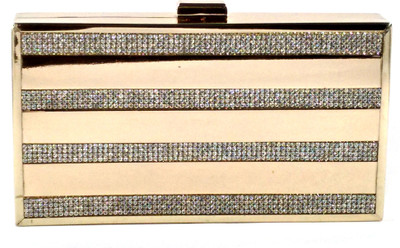 

Anmita Party Gold Clutch