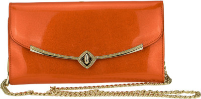 

Zeva Casual Orange Clutch