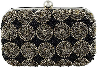 

Duchess Party Black, Silver Clutch