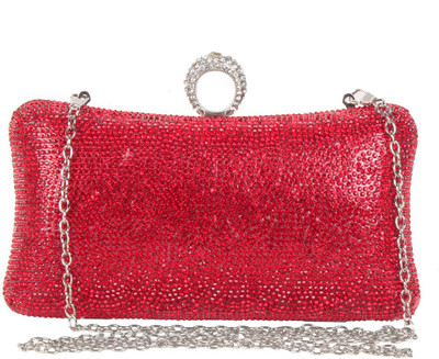 Reedra Party Red Clutch
