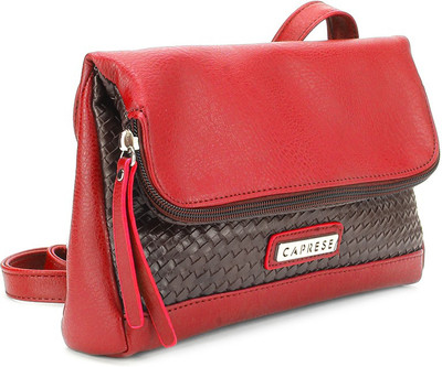 

Caprese Casual Red, Brown Clutch, Brown;red