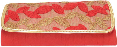

Bagaholics Party Orange, Gold Clutch, Gold;orange