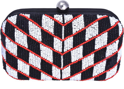 

Posh Party Black, Red, White Clutch
