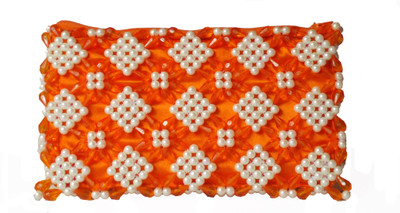 

Rosy Casual Orange Clutch