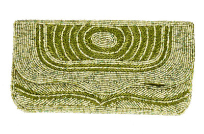 

Himalaya Handicraft Party Green Clutch