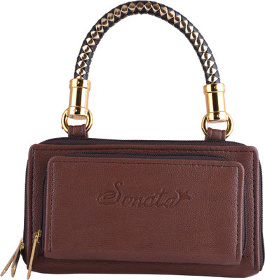 

Firstlook Casual Brown Clutch