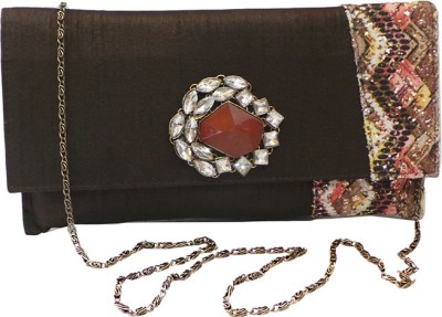 

Bhamini Party Brown Clutch