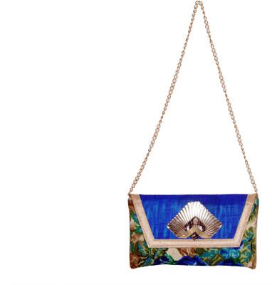 

Deepsum Party Blue Clutch