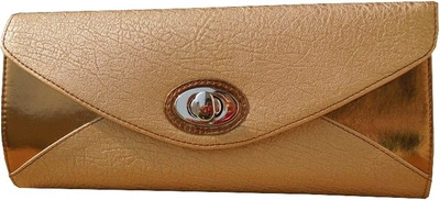 

Spice Art Casual Gold Clutch