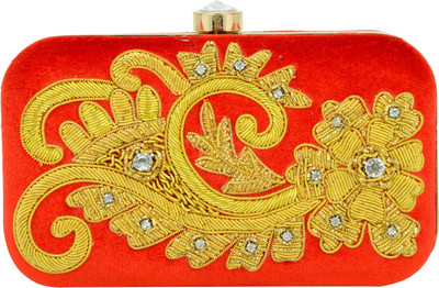 

Tooba Handicraft Party Multicolor Clutch