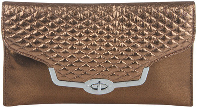 

Dice Party Brown Clutch