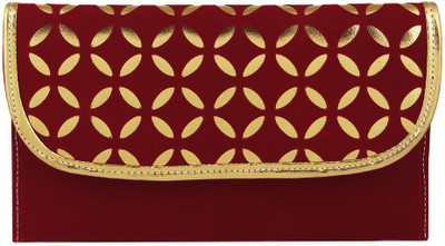 

Gihaan Casual Maroon Clutch