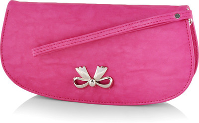 

Butterflies Casual Pink Clutch