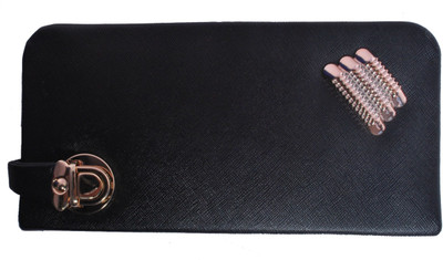 

SME JAIPUR Casual Black Clutch