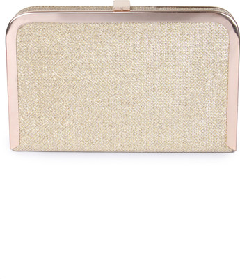 

Kleio Casual Gold Clutch