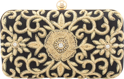 

Sunbeams Party Black Clutch