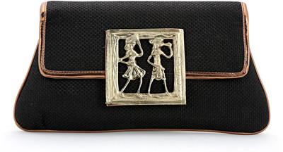 

Elligator Party Black Clutch