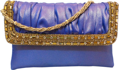

Bhamini Party Blue Clutch