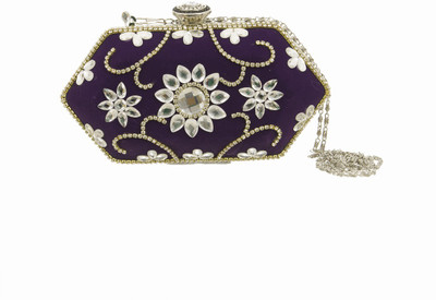 

Peaubella Casual Purple Clutch