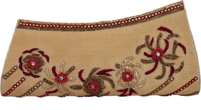 

Spice Art Party Beige Clutch