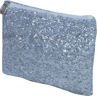 

Angelfish Casual Silver Clutch