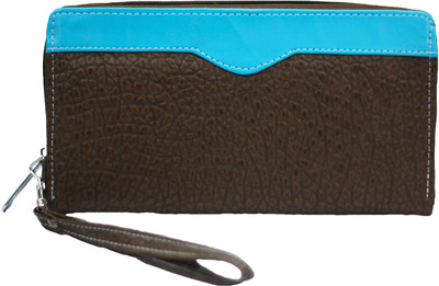 

VS Creation Casual Brown, Blue Clutch, Blue;brown