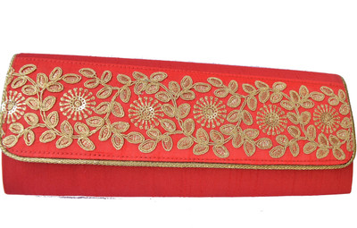 

Mahadev Exports Casual Red Clutch