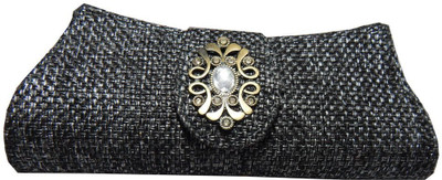 

Navaksha Party Black Clutch