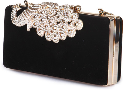 

Kleio Party Black Clutch