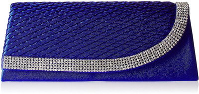 

Creative India Exports Party Blue Clutch