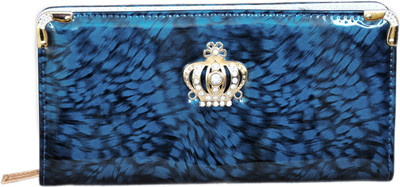 

Fusion Clutches Casual Blue Clutch