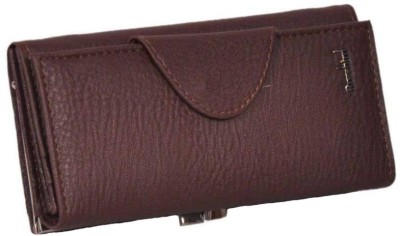 

Goldeno Casual Brown Clutch