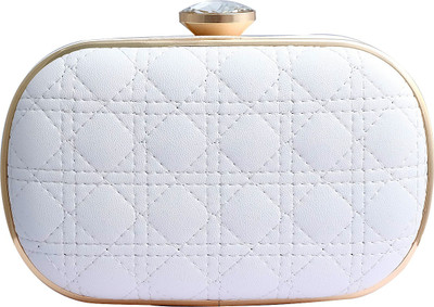 

Super Drool Formal White Clutch