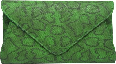 

Super Drool Casual Green Clutch