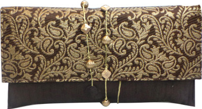 

Bhamini Party Brown Clutch