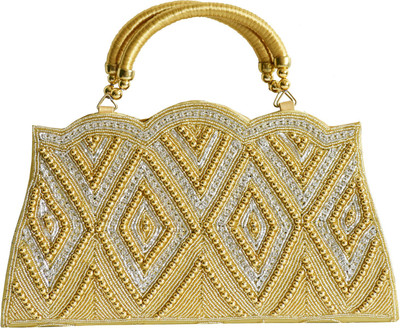 

Groovy Party Gold Clutch