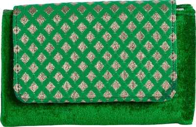 

Starz Casual Green Clutch