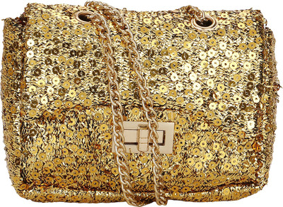 

Bling It On Party Gold Clutch