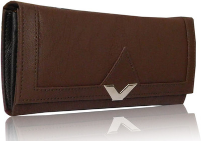 

Samco Fas Girls Brown Artificial Leather Wallet(10 Card Slots)