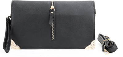 

Jolie Casual Black Clutch