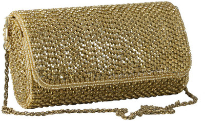 

Sadaf Party Gold Clutch