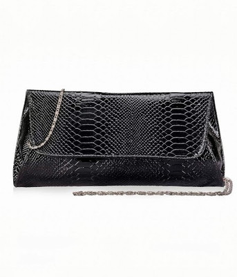 

Calvino Party Black Clutch