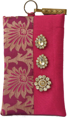

Mahadev Exports Party Pink Clutch