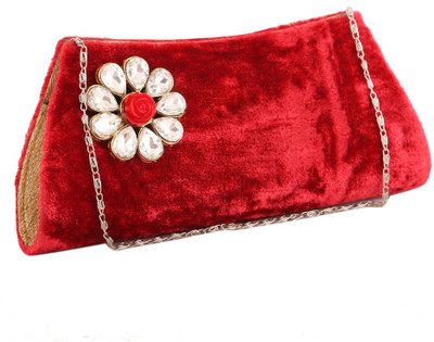 

Sukkhi Party Red Clutch