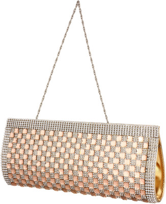 

Ashman Party Gold, Brown, White Clutch, Brown;gold;white